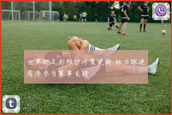 世界杯足彩维护方案更新 助力球迷有序参与赛事竞猜